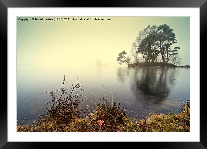 Tarn Hows, Cumbria Framed Mounted Print by David Lewins (LRPS)