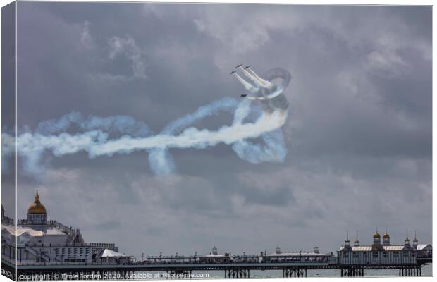 Breitling Jet Team at Eastbourne  Canvas Print by Ernie Jordan