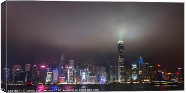 Hong Kong cityscape   Canvas Print by Sergio Delle Vedove