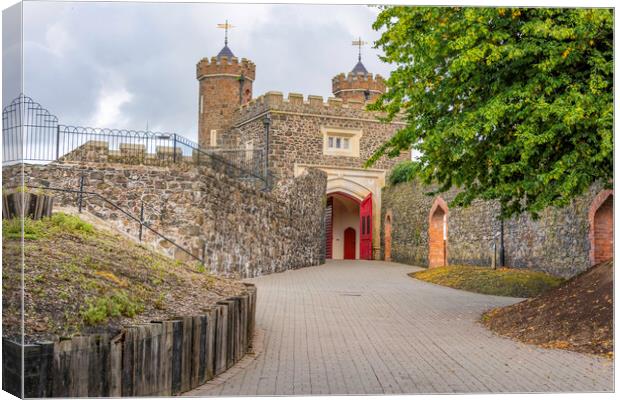 "Enchanting Antrim Castle Gardens: A Tranquil Oasi Canvas Print by KEN CARNWATH