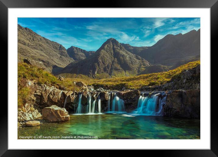 Fairy pools, isle of skye. Framed Mounted Print by Scotland's Scenery