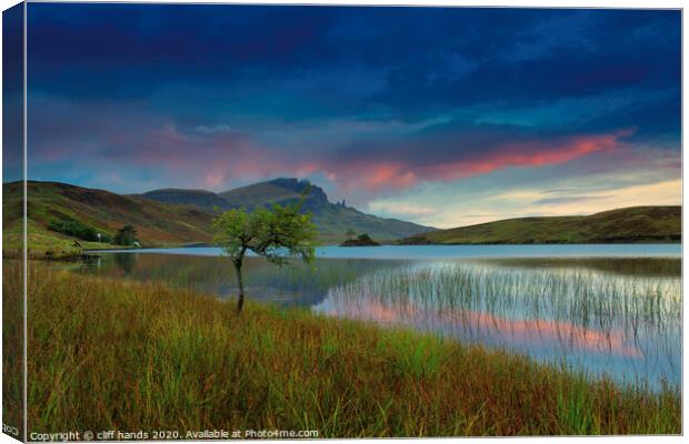 view to the Storr, Isle of skye. Canvas Print by Scotland's Scenery