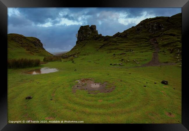 Fairy glen, Isle of Skye. Framed Print by Scotland's Scenery