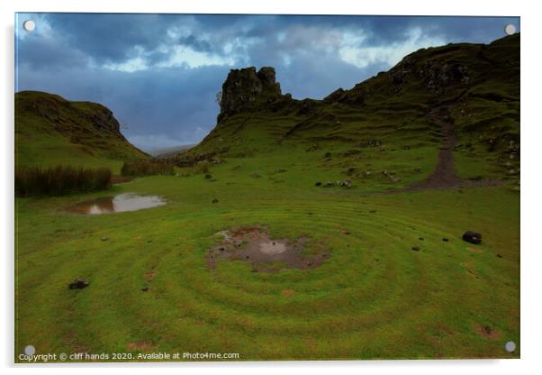 Fairy glen, Isle of Skye. Acrylic by Scotland's Scenery