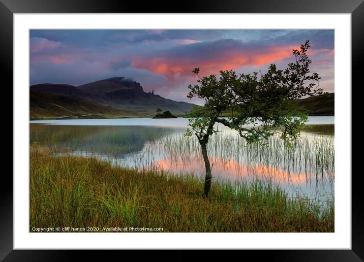 loch fada, isle of skye with views to storr. Framed Mounted Print by Scotland's Scenery