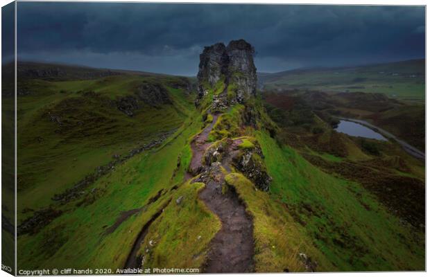fairy Glen, isle of skye. Canvas Print by Scotland's Scenery