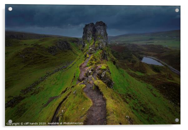 fairy Glen, isle of skye. Acrylic by Scotland's Scenery