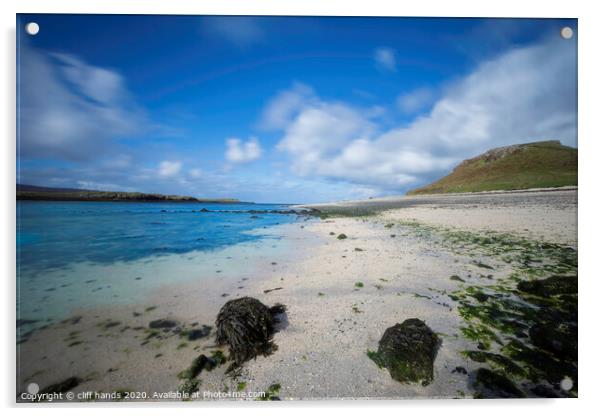 Coral beach, isle of Skye. Acrylic by Scotland's Scenery