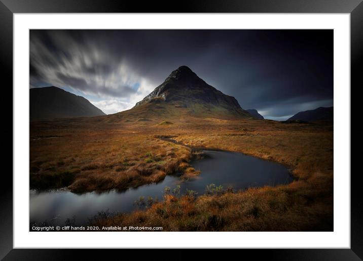 View of Buachaillie Etive beag in Glencoe.  Framed Mounted Print by Scotland's Scenery