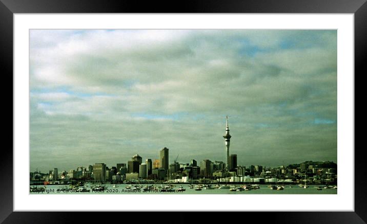 Auckland, New Zealand Framed Mounted Print by Carole-Anne Fooks