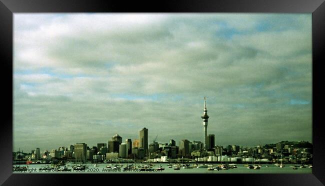Auckland, New Zealand Framed Print by Carole-Anne Fooks