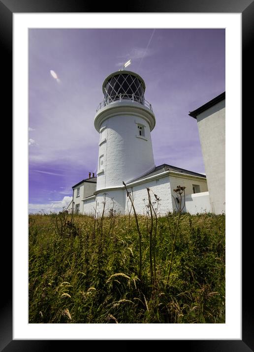 Caldey Island Lighthouse - Pembrokeshire Framed Mounted Print by Paddy Art