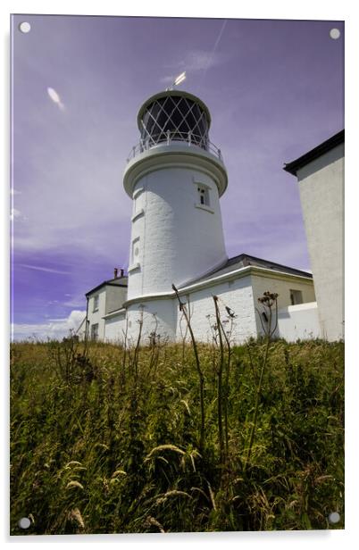 Caldey Island Lighthouse - Pembrokeshire Acrylic by Paddy Art