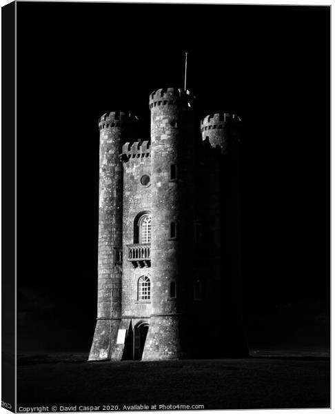 The Dark Tower Canvas Print by David Caspar
