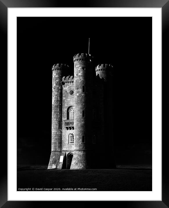 The Dark Tower Framed Mounted Print by David Caspar