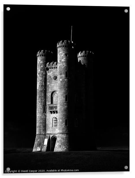 The Dark Tower Acrylic by David Caspar