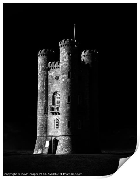 The Dark Tower Print by David Caspar