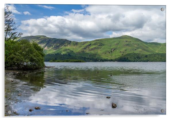 Derwent Water Lake District  Acrylic by chris smith