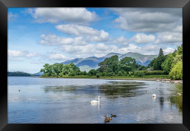 Derwent Water Lake District  Framed Print by chris smith
