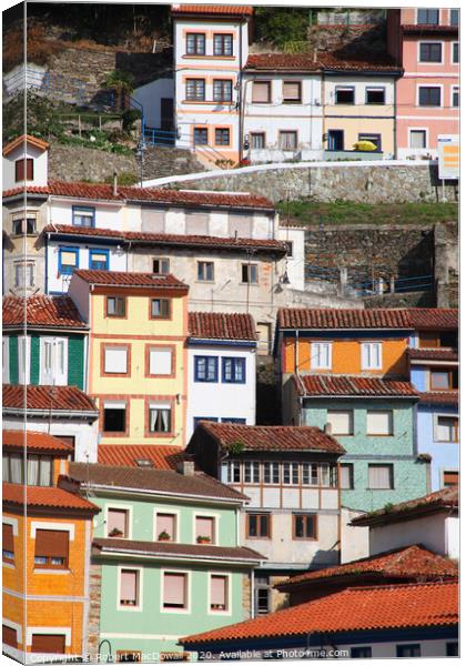 Cudillero, Asturias, Spain  Canvas Print by Robert MacDowall