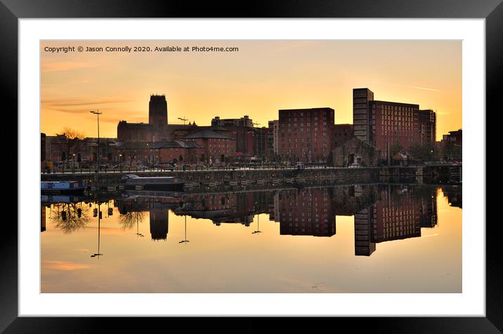 Salthouse Docks, Liverpool. Framed Mounted Print by Jason Connolly