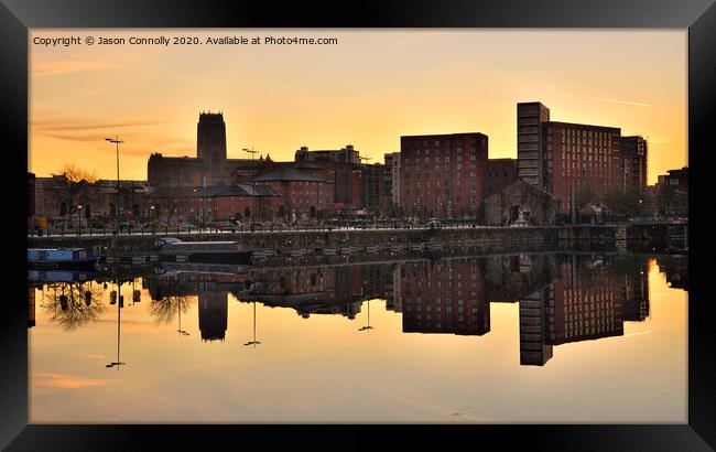 Salthouse Docks, Liverpool. Framed Print by Jason Connolly
