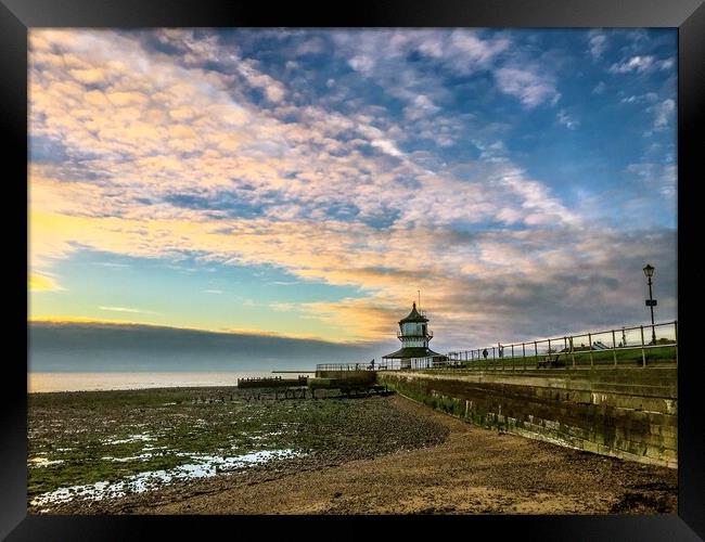 Sky cloud Framed Print by Steven Collis