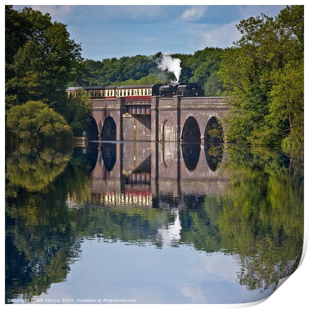 Swithland reflections. Print by Bill Allsopp