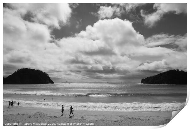 Matapouri Beach, Northland, New Zealand Print by Robert MacDowall