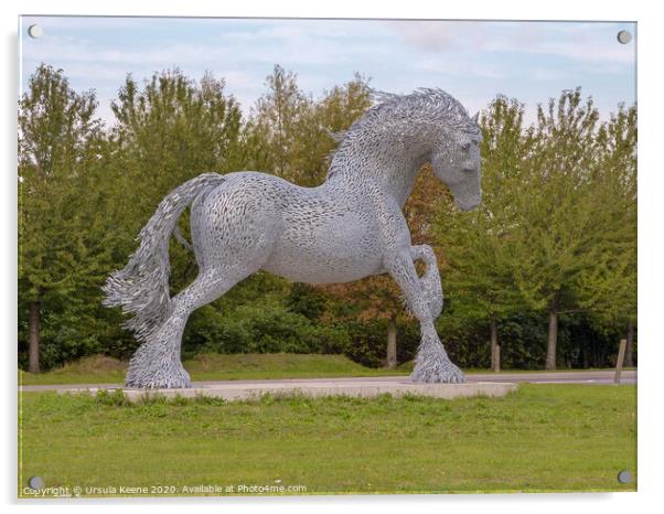 The COB sculpture by Andy Scott Acrylic by Ursula Keene