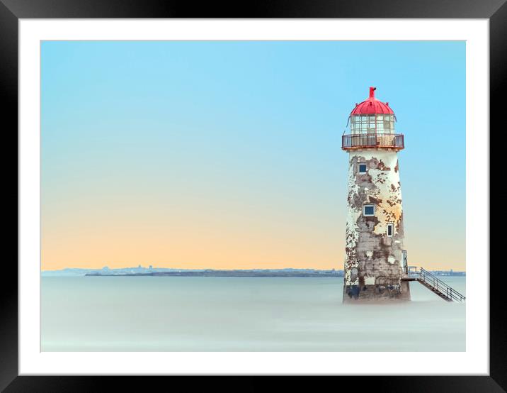 Talacre Lighthouse Port Of Aye Wales Framed Mounted Print by Jonathan Thirkell