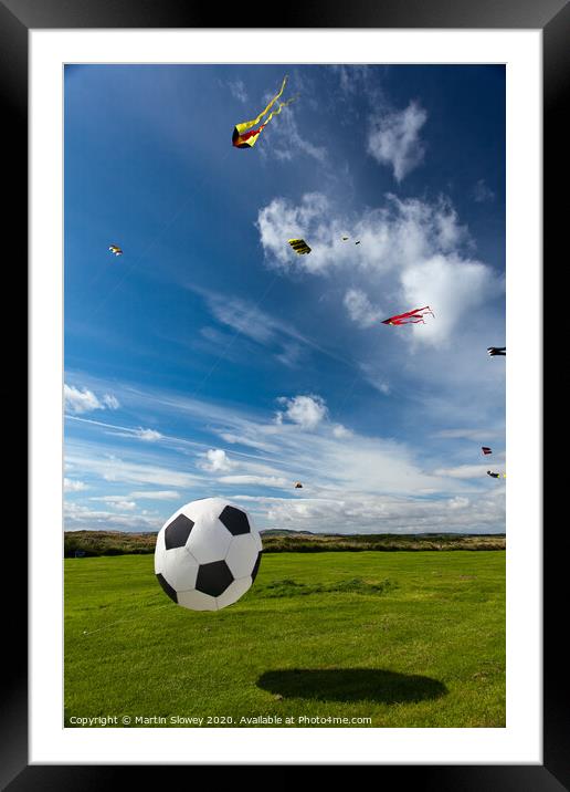 Let's go fly a kite Framed Mounted Print by Martin Slowey