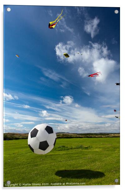 Let's go fly a kite Acrylic by Martin Slowey