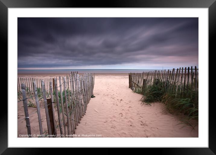 Eye of the storm Framed Mounted Print by Martin Slowey