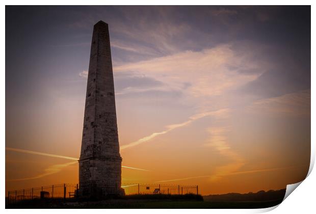 The Cosway Monument Print by Jeremy Sage