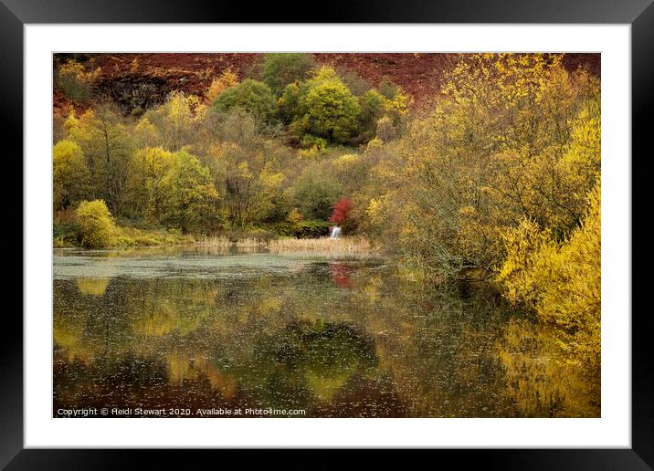 Clydach Vale Country Park, Rhondda Valley Framed Mounted Print by Heidi Stewart