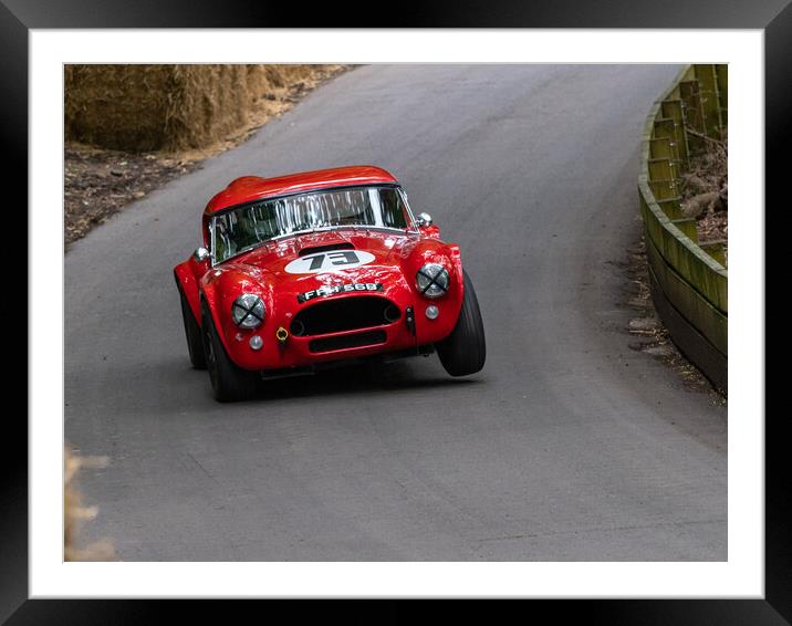AC Cobra Framed Mounted Print by Tommy Dickson