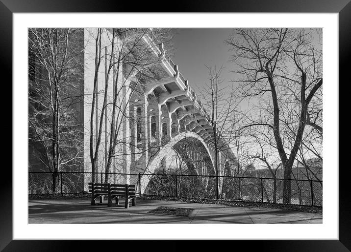 Ford  Parkway Bridge Framed Mounted Print by Jim Hughes