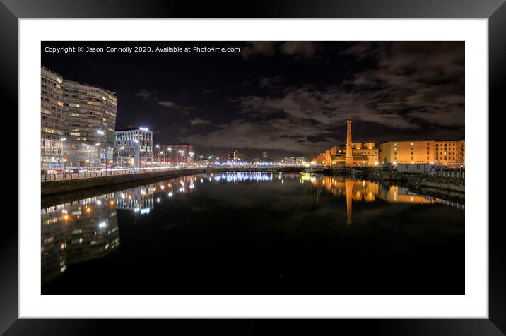 Liverpool Reflections. Framed Mounted Print by Jason Connolly
