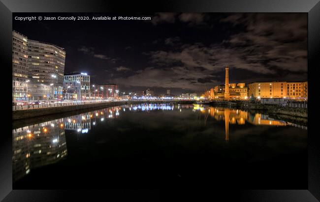 Liverpool Reflections. Framed Print by Jason Connolly