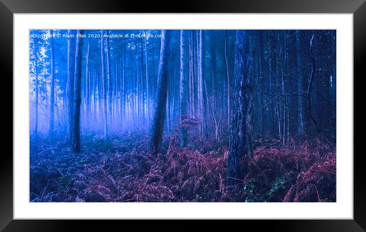Mystical wood Framed Mounted Print by Kevin Elias