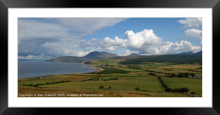 Isle of Arran, Scotland Framed Mounted Print by Alan Crawford