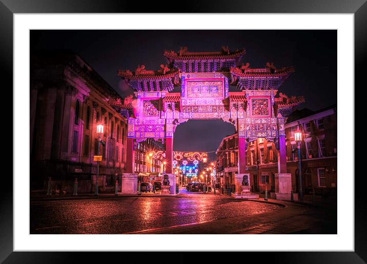Chenese arch Framed Mounted Print by Kevin Elias