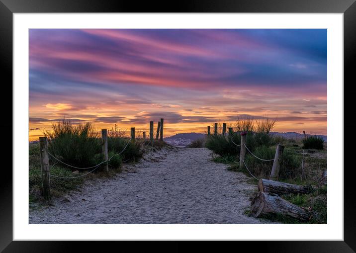 Parque Natural de Carreiron Framed Mounted Print by DiFigiano Photography