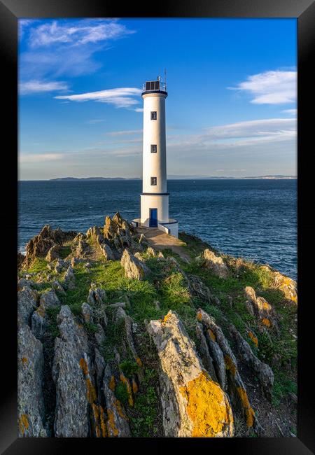 Cabo Home Lighthouse Framed Print by DiFigiano Photography
