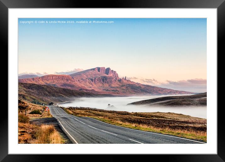 Approaching The Storr Framed Mounted Print by Colin & Linda McKie