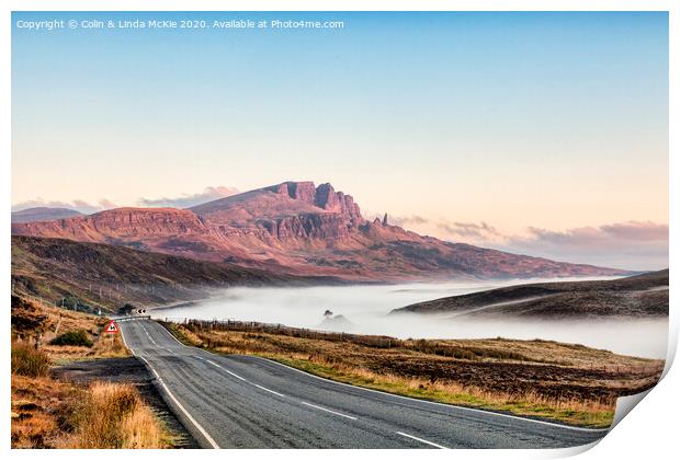 Approaching The Storr Print by Colin & Linda McKie