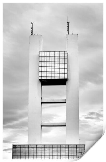 Torre de Control Maritimo da Coruna Print by DiFigiano Photography