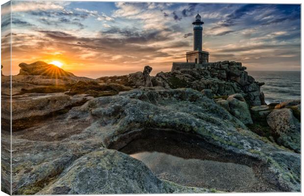 Punta Nariga Lighthouse Canvas Print by DiFigiano Photography