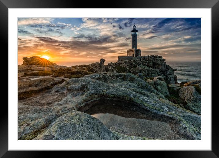 Punta Nariga Lighthouse Framed Mounted Print by DiFigiano Photography